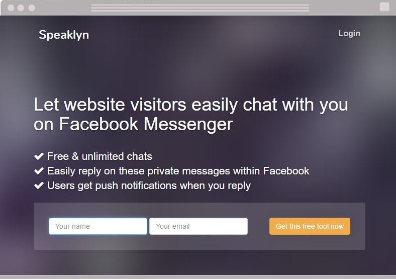 Speaklyn homepage